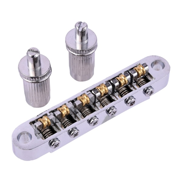 Guitar Zink Alloy 6 Strings Tune O-Matic Style Guitar Bridge Zink Legering sadel
