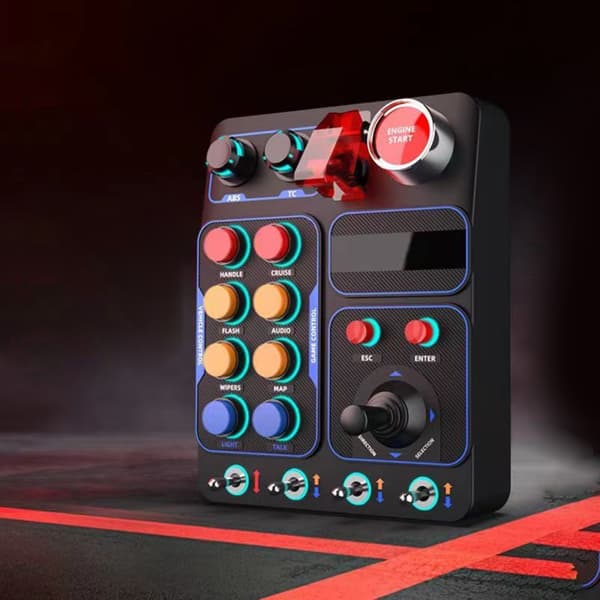 CB1 Central Controller Racing Emulator med Programmerbar Tast og LED-Lys