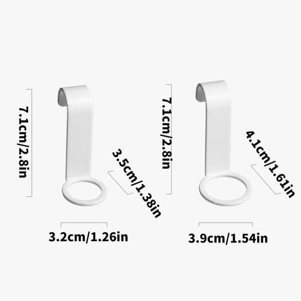 Brusegel Flaskeholder Krog Håndsæbedispenser Holder Shampoo Flaskeholder