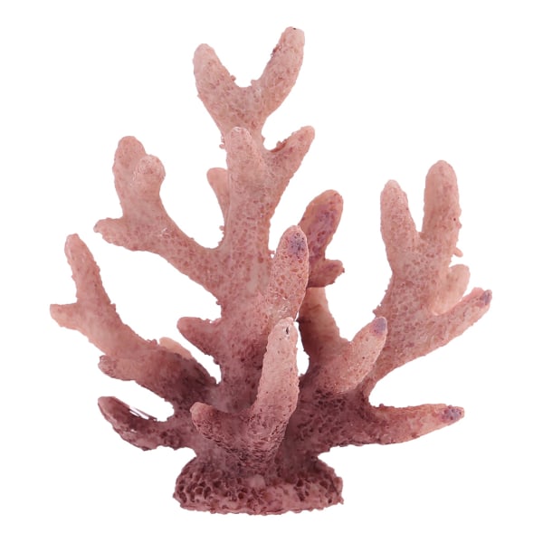 Resin Coral Aquarium Decor Artificiell korallprydnad Fisk för tankdekorationer