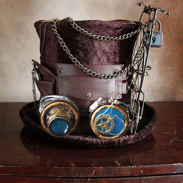 Gothic Steampunk -lasit Vintage Steampunk -lasit Lasit Gothic Cosplay -lasit