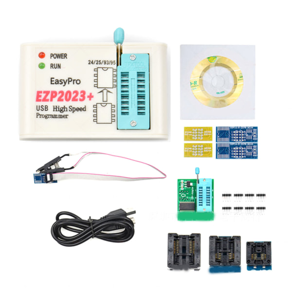 EZP2023 SPI Programmer EZP 2023 med adaptere 100 % original EZP 2023 højhastigheds
