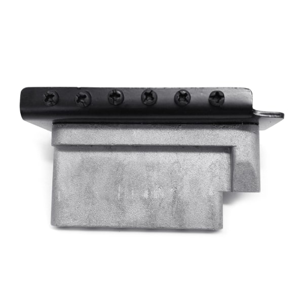 6 Strängar Gitarr Stall Sadel Stränghållare för Elektrisk Gitarr Tremolo Stall Black