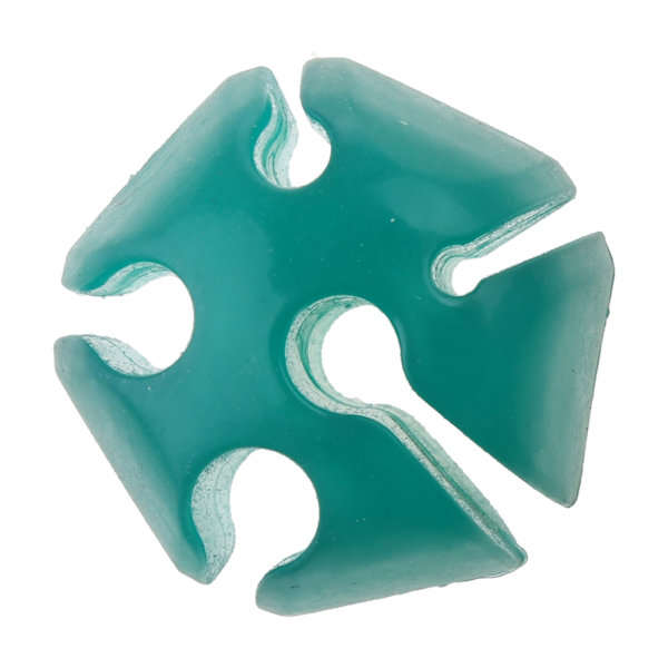 Genanvendelig silikone fiskestangsholder ægformet stangbånd klips holdbar Dark green