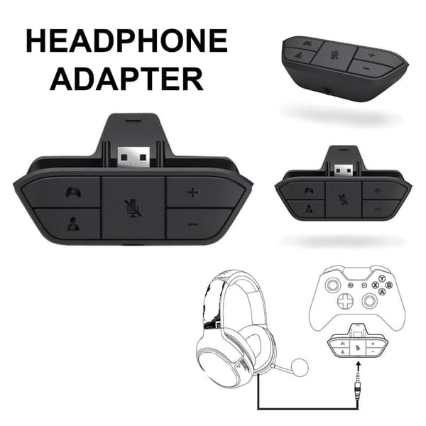 Hovedtelefon Konverter Adapter til Gamepad Lydtilbehør