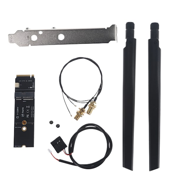 for M.2 til Nvme WiFi-kort til for M.2 til M for Key Wifi Adapter Converter AX200