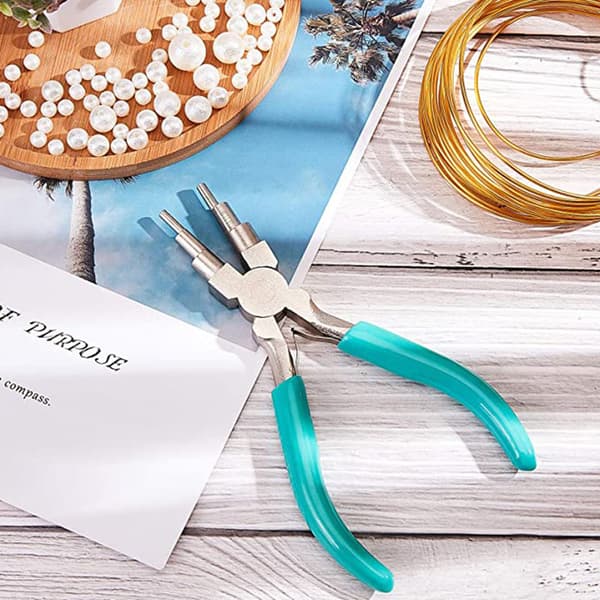 Nylon Flat Nose Pliers Mini Smykketang Tilbehør DIY Seksdelt Tang