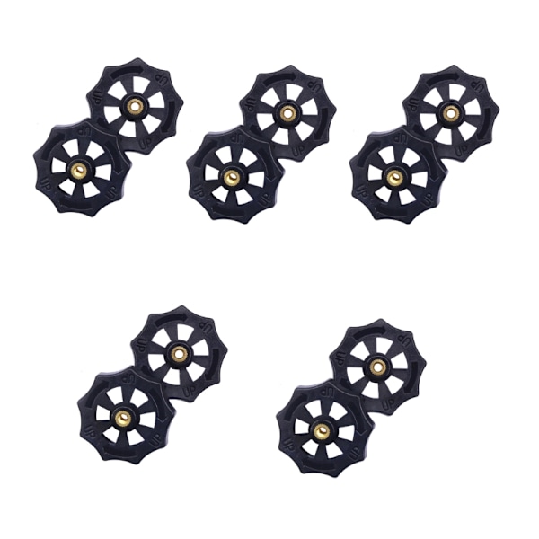 10 stk. M4 riflede kobbermøtrikker Heat Bed Platform Leveling Parts til 3D-printer