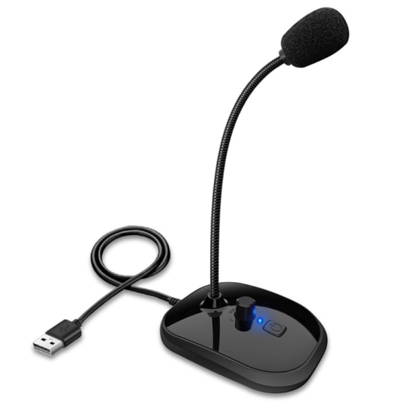 USB Professionell mikrofoninspelning Sjunga Stationär datorspel Mikrofon Svanhals Kapacitiv mikrofon