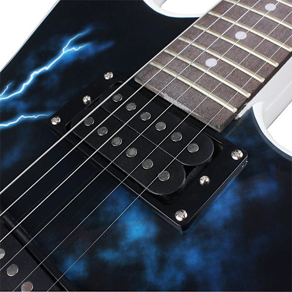 6 st/förpackning Universal Elektrisk Gitarr Sträng Mässing Hexagonal Stål Kärna Strängar