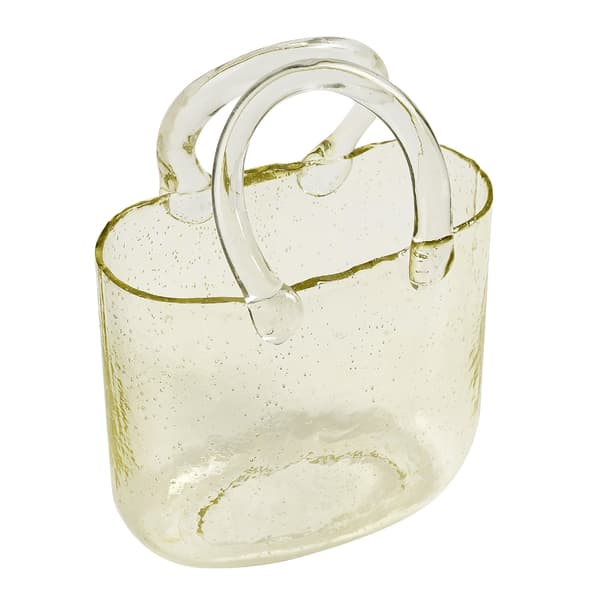 Vase i klar glas til akvariumbeholder til bordplader Light pink