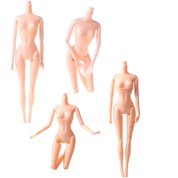 1/6 BJD för Doll Ball Jointed Naken för Doll DIY-hantverk Interaktivt verklighetstroget tjej för med rörliga ben Armar Leksaksfigur null - P