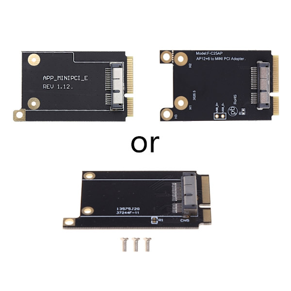 Mini PCI-E adapterkort för BCM94360CD/BCM94331CD Dual Band PCIe trådlöst kort