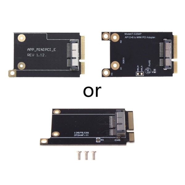 Mini PCI-E -sovitinkortit langattomalle BCM94360CD/BCM94331CD-kaksikaistaiselle PCIe-kortille