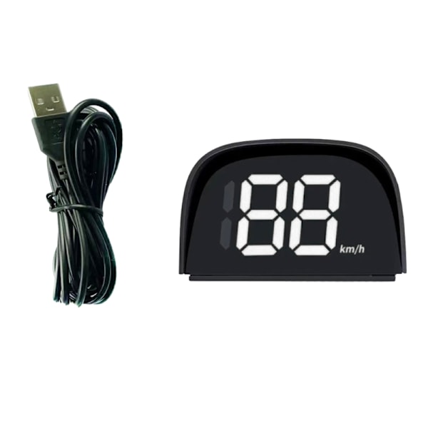 Bil HUD Speedometer Digital Speedometer KMH/MPH LED display med stor skrifttype Display Meter Speedometer til SUV'er til biler