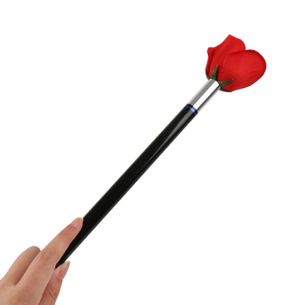 Hurtig Skift Tryllestav til Rose Blomst Magiker Rekvisitter til Scene Illusioner Gimmicks