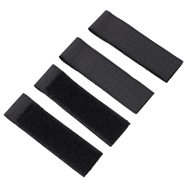 Taktiske patches fastgørelsesstrips til fastgørelse af patches til 3 tommer høje patches Black