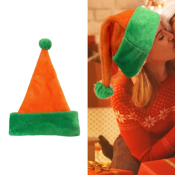 Vänlig morotsformad julhatt julklapp för barnfiranden