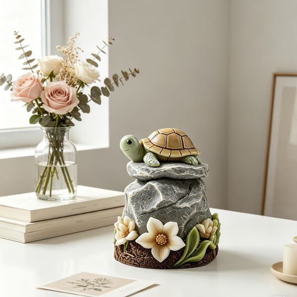 Skildpadder og blomster silikoneform ideel til lys- og sæbemagere