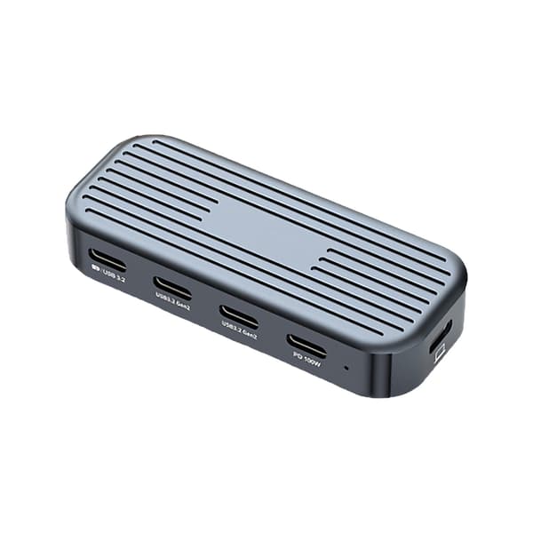 Lille USB C-adapter til kontorbrug og skærmvisning