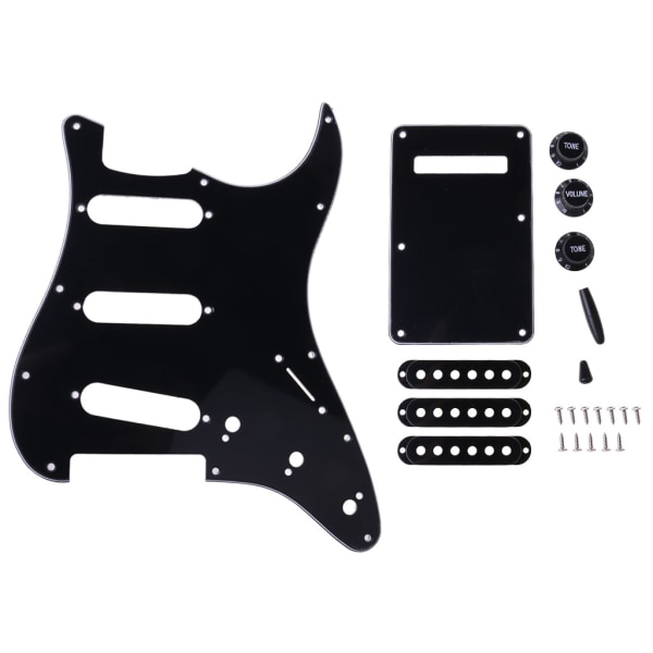 1 setin SSS-sähkökitaran pickguard takalevyn pickup- cover nupit Vinkkejä St SQ:lle