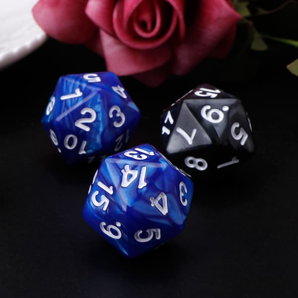 10 stk./sæt 20-sidet terning D20 polyhedriske terninger til RPG poly desktop bordspil