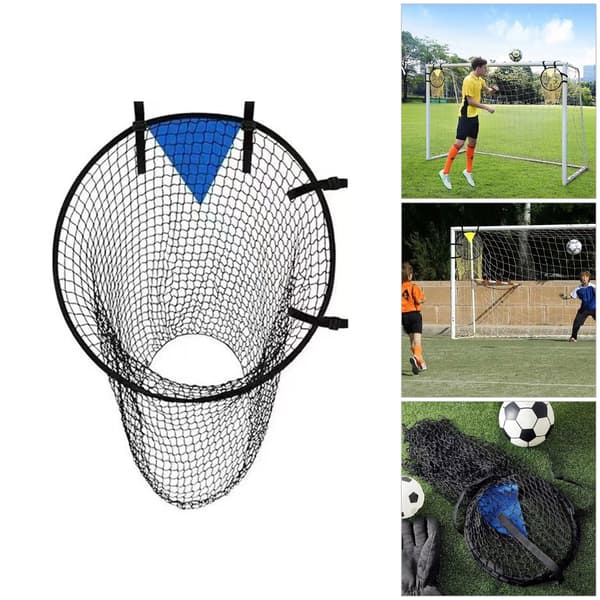 Træningsfodboldmål Præcisionstræning Glasfiberramme Polyesternet