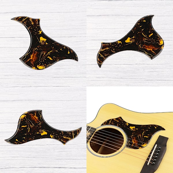 Skraplatta Gitarrtillbehör Gitarr Bakplatta Skraplatta för Gitarr