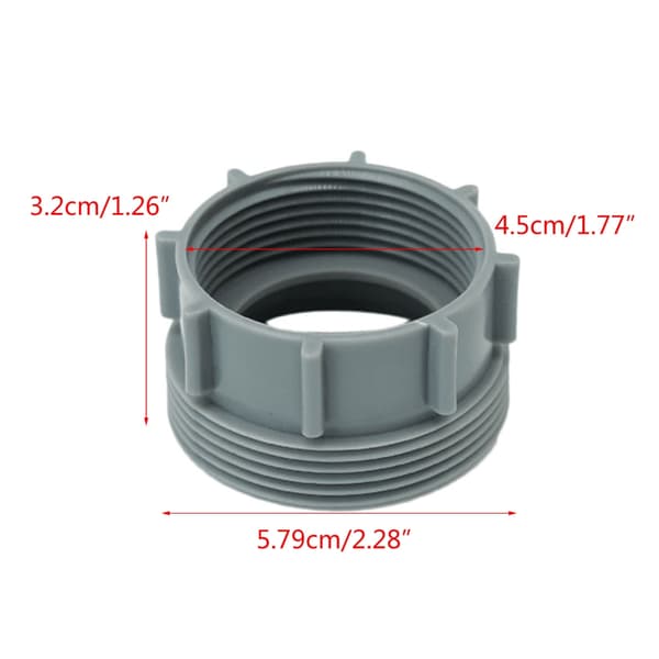 Robust røradapter til køkkenvask 45 til 58 mm stik Sikker lækagesikker adapter null - B