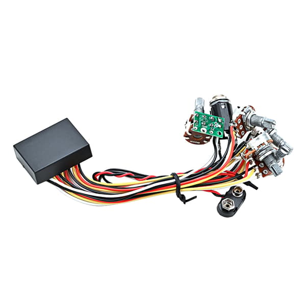 Baspickup, 3-bands aktiv & passiv EQ Equalizer Elektrisk basförförstärkarkrets