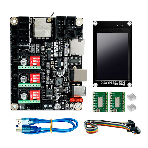 MKS DLC 32 V2.0 for W/ 2xA4988 GRBL Offline Laser- CNC graveringsmaskinkontroll