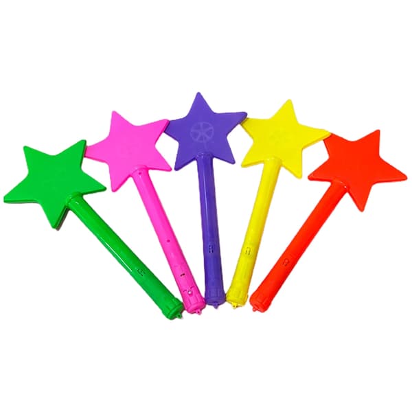 5st Lysande Pinnar för Konsert Led Glow Stick Flash Sticks Star Glow Wand