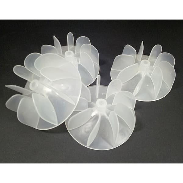 10 Stk./Sæt Gennemsigtig Farve Plastik Ventilatorblade Hårtørrer Universal