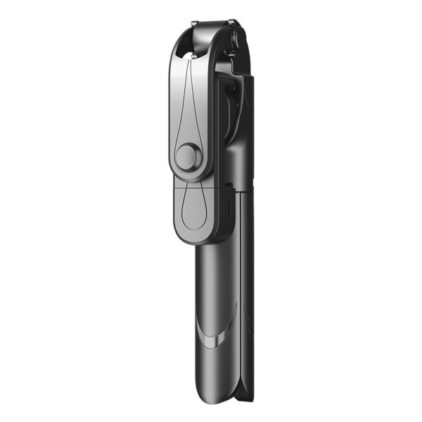 Selfie Stick Bluetooth-kompatibelt stativ Utdragbart och bärbart löstagbart trådlöst fjärrkontroll Stabilt stativ Professional Black