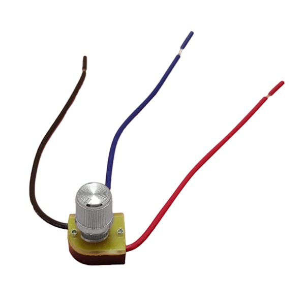 2-krets 3-vägs roterande kapellomkopplare Lampa Dimmer Knop Switch Enkel att installera