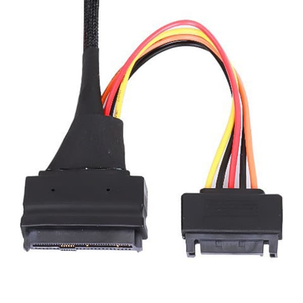 SASs SFF8654 til SFF8639 HDD Datakabel Høy hastighet 12Gbps Premium Materiale