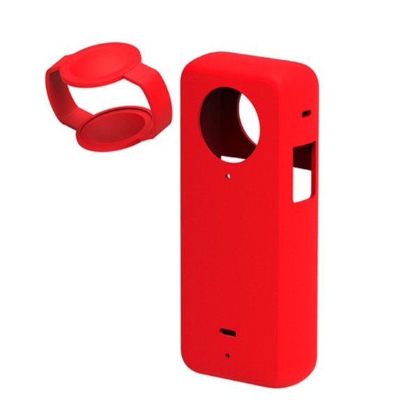 Vattentäta ärmar Bärbart case för en x3 case cover anti-scratch Kamera Silikonskydd Red Color