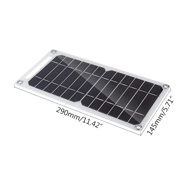10W solcellepanel for sikkerhetskamera utendørs solcellepanel lader
