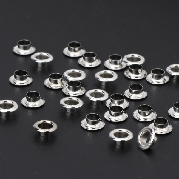 30st silverpläterade släta pärlor Cap stora hål pärlor för smycken gör