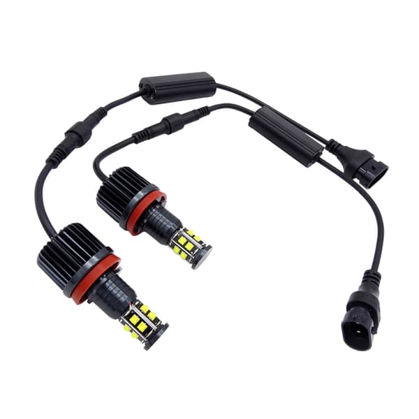 H8 LED Angel Eyes Strålkastaruppgradering 120W Direkt Passform för E90 E92 E60 E70