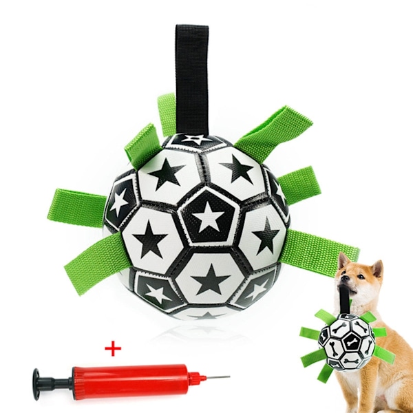 Utomhusträningshundleksak Interaktiv fotbollsleksak för små medelstora hundar 1