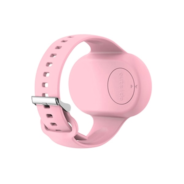 Oppgradert håndleddsstropp vanntett gummistropp Fargerik gummi for SmartTag 2 Pink