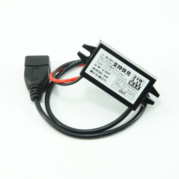 for DC6V~32V til 5V~12V Strømadapter til Bil USB Strømkonverter Modul