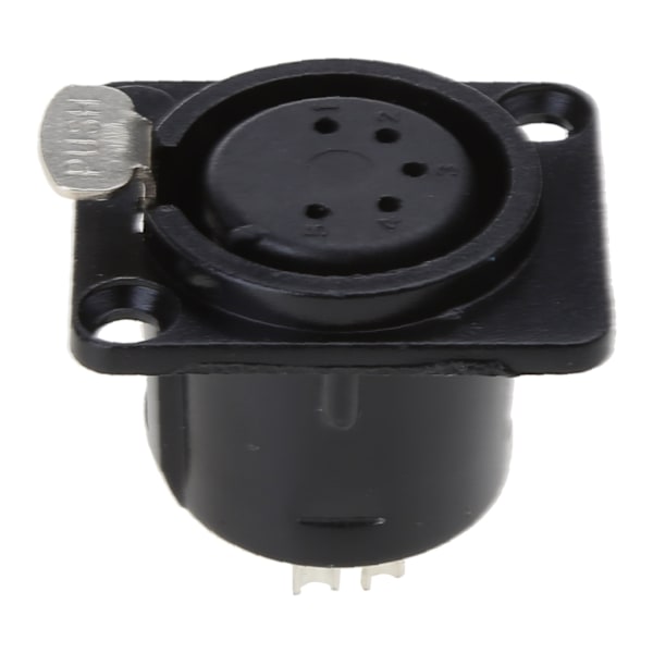 Kullattu XLR-F Audio Kaiutin Mikrofoniliitin DMX-valaistukseen
