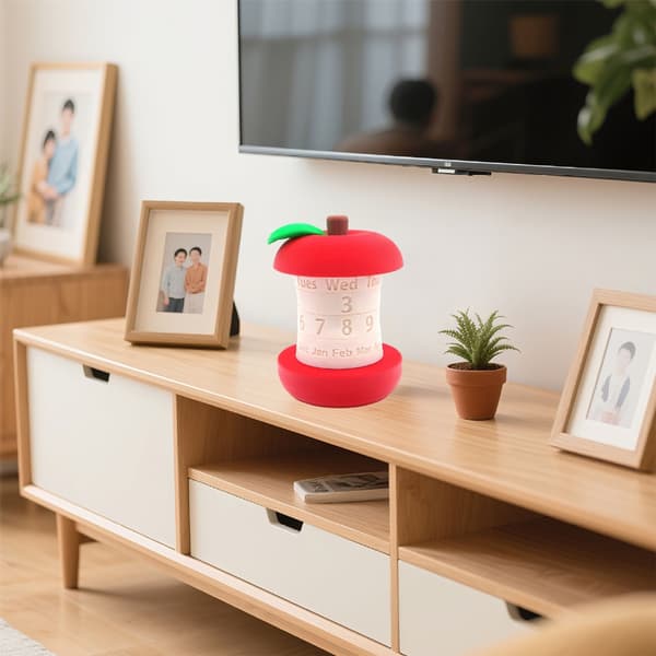 Liten Roterande Datumvisning Eco Skrivbordsdekorationer