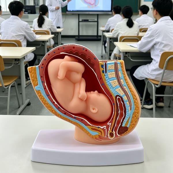 Anatomisk graviditetsfosterudviklingsmodel 1:3 skala kvindelig bækkenmodel