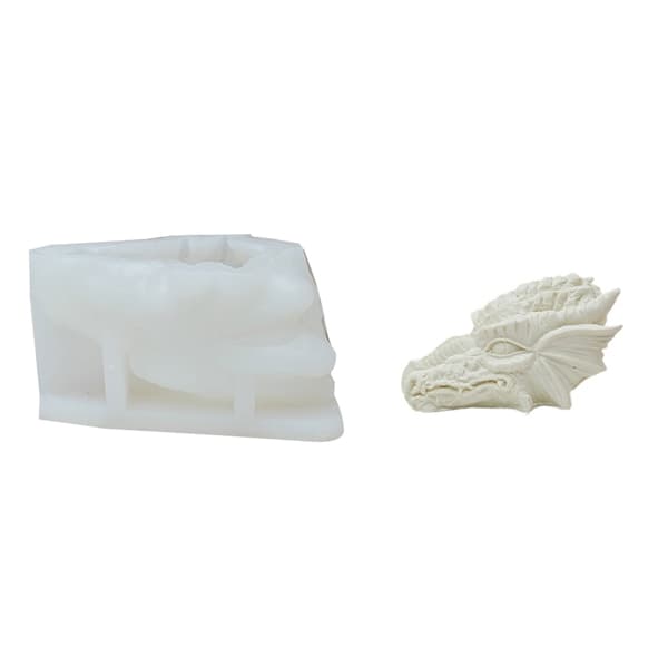3D Drakon Silikonformar Doftljusformar Epoxihartsformar Gipsformar