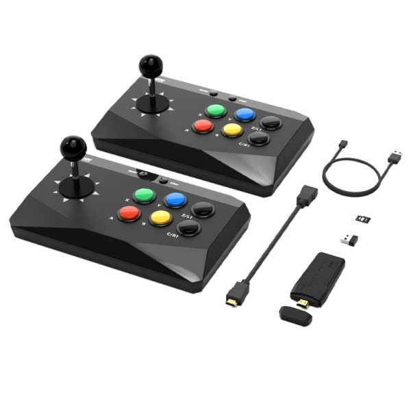 Arcade Fight Stick Joystick for TV PC Videospillkonsoll Gamepad-kontroller Arcade Joystick Mekanisk tastatur