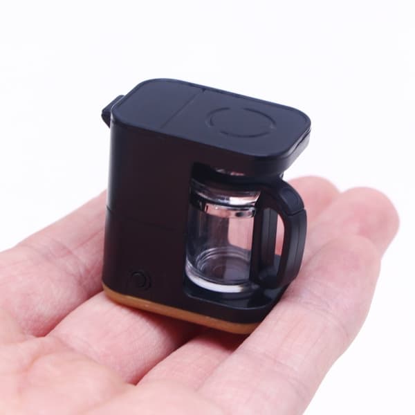 Söta pedagogiska dockhus Matlagning Kaffemaskin Dockhus 1:12 Skala