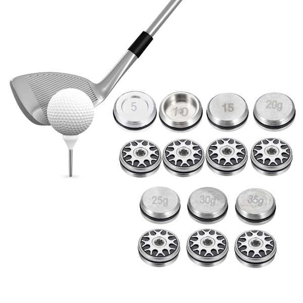 2 kpl golfpainoskruvia, jotka sopivat Stroke Lab -putterin mailojen päihin Red 15 grams